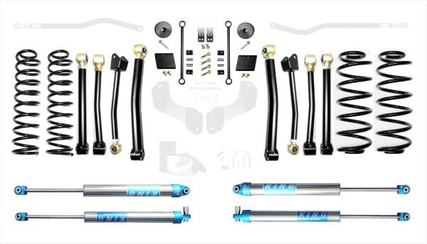 EVO Manufacturing - EVO Jeep Wrangler JL 3.5 Enforcer 4XE Lift Stage 4 with EVO SPEC King 2.0 Shocks - EVO-3013S4EK2 - Image 1