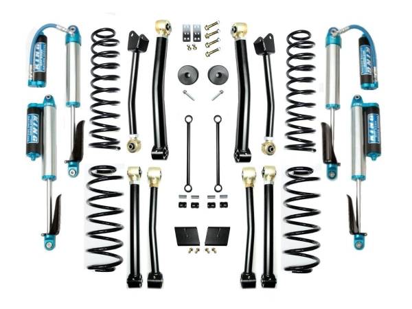 EVO Manufacturing - EVO Jeep Wrangler JL 3.5 Enforcer 4XE Lift Stage 4 with EVO SPEC King 2.5 Shocks with Adjusters - EVO-3013S4EKA - Image 1