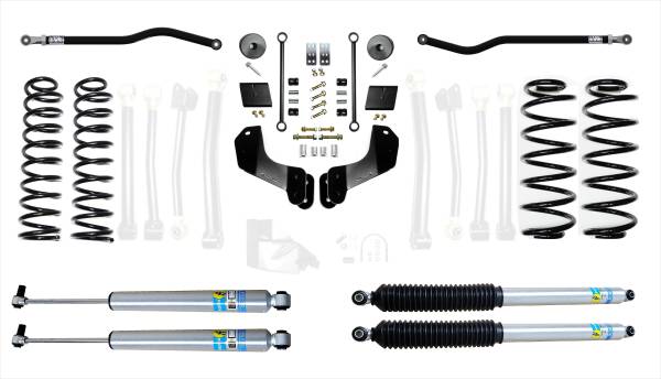 EVO Manufacturing - EVO Jeep Wrangler JL 3.5 Enforcer OVERLAND 4XE Lift Stage 1 PLUS with Bilstein Shocks - EVO-3014S1EPBIL - Image 1