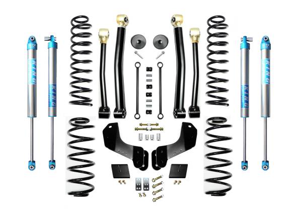 EVO Manufacturing - EVO Jeep Wrangler JL 3.5 Enforcer OVERLAND 4XE Lift Stage 3 with EVO SPEC King 2.0 Shocks - EVO-3014S3EK2 - Image 1