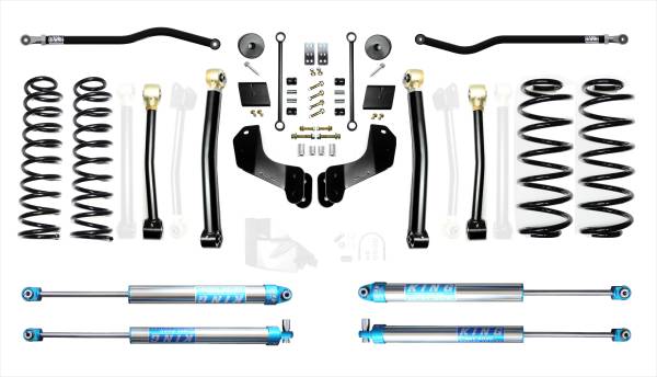 EVO Manufacturing - EVO Jeep Wrangler JL 3.5 Enforcer OVERLAND 4XE Lift Stage 3 PLUS with EVO SPEC King 2.0 Shocks - EVO-3014S3EPK2 - Image 1