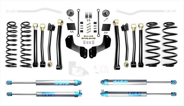 EVO Manufacturing - EVO Jeep Wrangler JL 3.5 Enforcer OVERLAND 4XE Lift Stage 4 with EVO SPEC King 2.0 Shocks - EVO-3014S4EK2 - Image 1