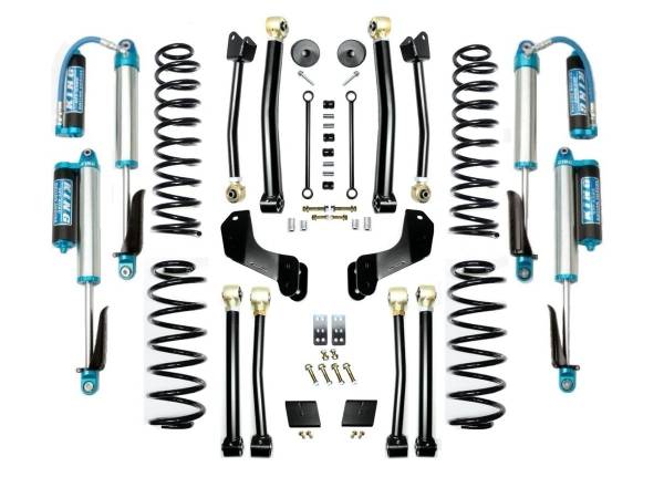 EVO Manufacturing - EVO Jeep Wrangler JL 3.5 Enforcer OVERLAND 4XE Lift Stage 4 with EVO SPEC King 2.5 Shocks with Adjusters - EVO-3014S4EKA - Image 1