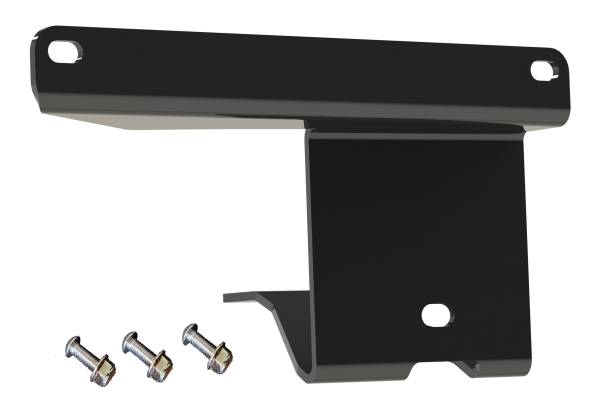 EVO Manufacturing - EVO Jeep Wrangler JL Body License Plate Relocate, Left Side Black - EVO-3119B - Image 1