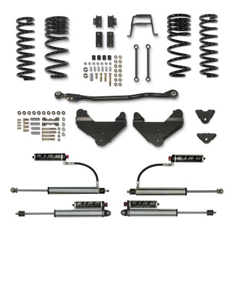 EVO Manufacturing - EVO 2019+ Ram 2500 Diesel 3.5&quot; Lift with King 2.5&quot; Remote Reservoir Shocks And Compression Adjusters - EVO-RA1002KBA - Image 1