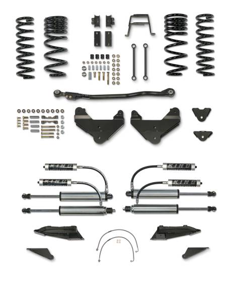 EVO Manufacturing - EVO 2019+ Ram 2500 Diesel 3.5&quot; Lift with King 3.0&quot; Remote Reservoir Shocks And Compression Adjusters - EVO-RA1003KB - Image 1