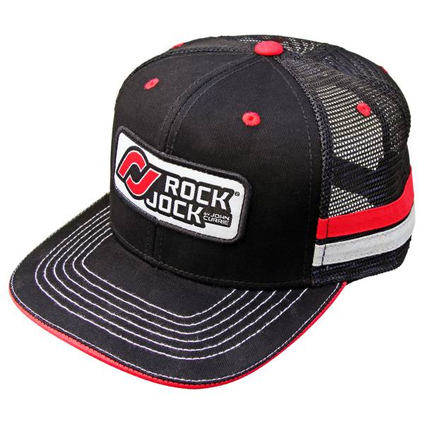 RockJock 4x4 - RockJock Retro Hat w/ stripes and patch. Mesh back, adjustable. - 715000-3 - Image 1