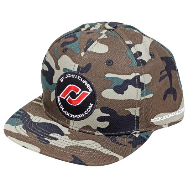 RockJock 4x4 - RockJock Camo Hat w/ round RJ patch. Adjustable. - 715002-1 - Image 1