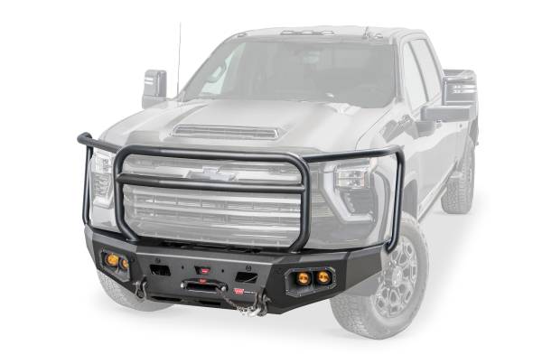 Warn - Warn ASCENT HD BUMPER SILVERADO HD WITH PRERUNNER GUARD  -  110913 - Image 1