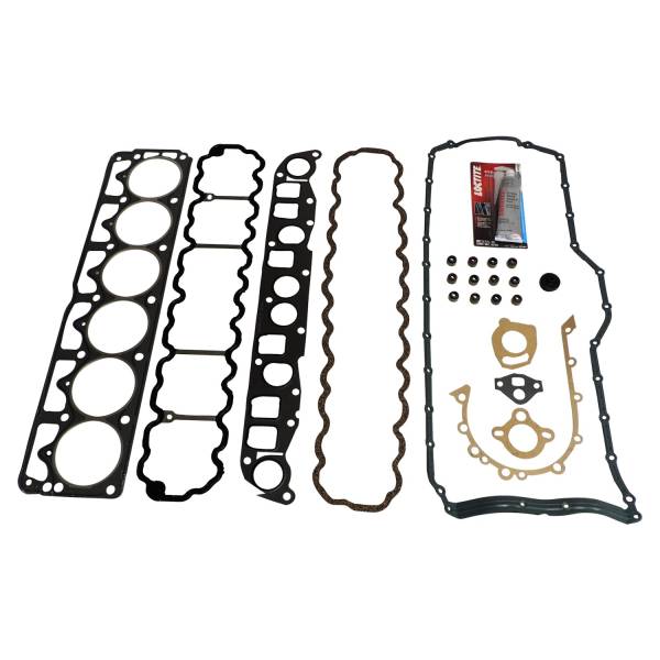 Crown Automotive Jeep Replacement - Crown Automotive Jeep Replacement Master Engine Upper Gasket Set for 1991-1999 Jeep TJ, YJ, XJ, MJ, ZJ, ZG w/ 4.0L  -  4636982MK - Image 1