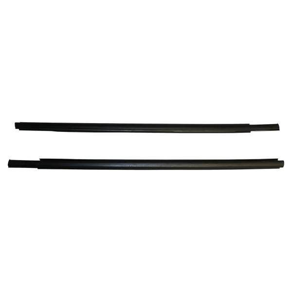 Crown Automotive Jeep Replacement - Crown Automotive Jeep Replacement Front Outer Door Glass Weatherstrip Set for 2007-2017 Jeep MK Compass  -  5074714K - Image 1