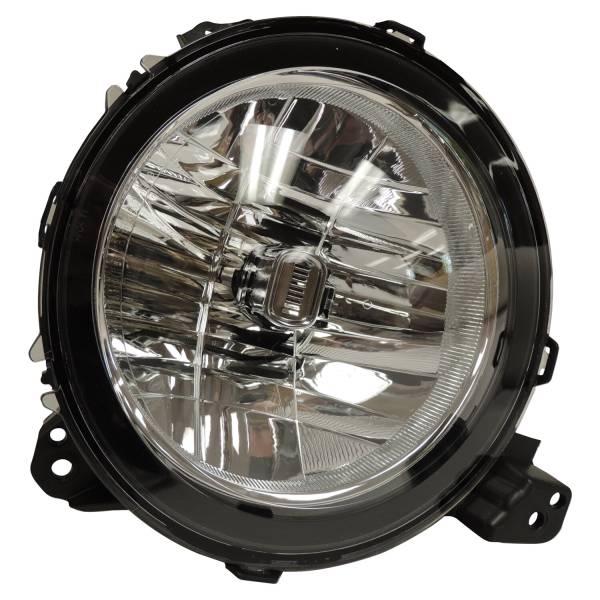 Crown Automotive Jeep Replacement - Crown Automotive Jeep Replacement Left Headlight Ass'y (Halogen) for Jeep 2018+ JL Wrangler & 2020+ JT Gladiator  -  55112873AG - Image 1
