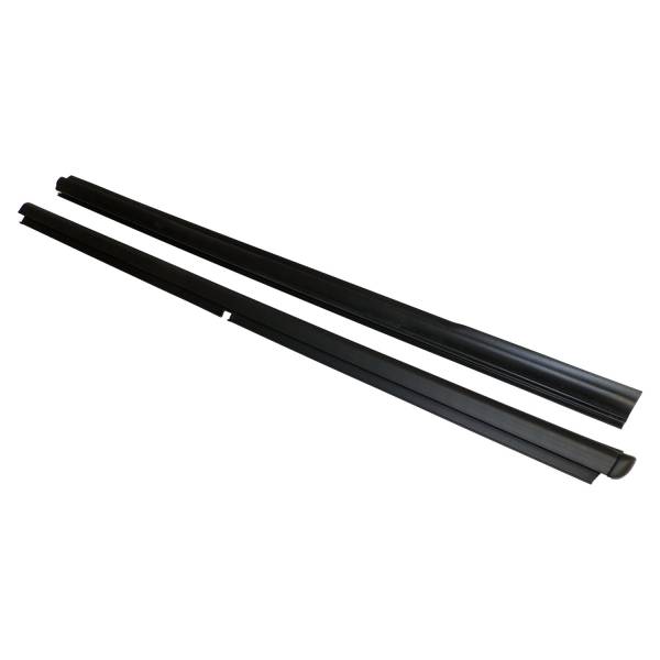 Crown Automotive Jeep Replacement - Crown Automotive Jeep Replacement Right Front Door Glass Weatherstrip Set for 1999-2004 Jeep WJ Grand Cherokee  -  55135898K - Image 1