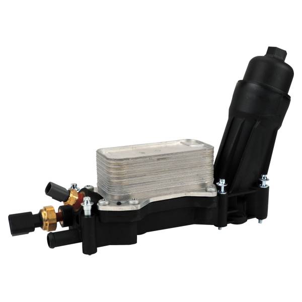 Crown Automotive Jeep Replacement - Crown Automotive Jeep Replacement Engine Oil Filter & Cooler Assembly for 17-18 Jeep JK, WK, & KL w/ V6 Engine  -  68310865AF - Image 1