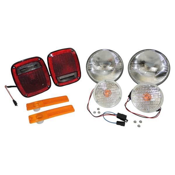 Crown Automotive Jeep Replacement - Crown Automotive Jeep Replacement Light Master Kit for Select 1972-1976 Jeep CJ-5, CJ-6, and CJ-7 Models  -  LK1 - Image 1