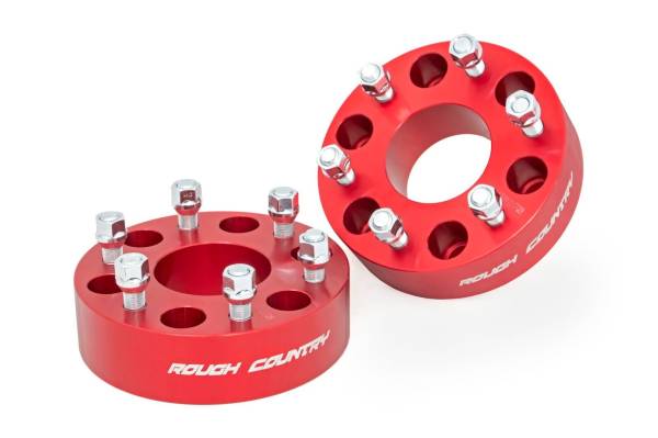 Rough Country - Rough Country 2 Inch Wheel Spacers  -  1101RED - Image 1