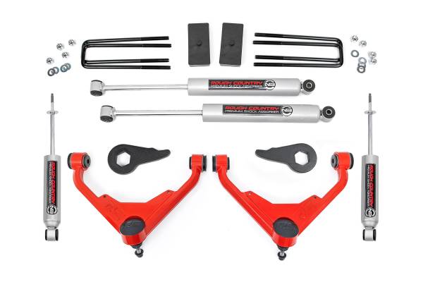Rough Country - Rough Country 3 Inch Lift Kit  -  8596N2RED - Image 1