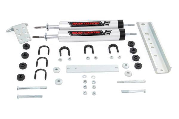 Rough Country - Rough Country V2 Steering Stabilizer  -  8733870 - Image 1