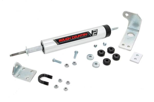Rough Country - Rough Country V2 Steering Stabilizer  -  8734370 - Image 1
