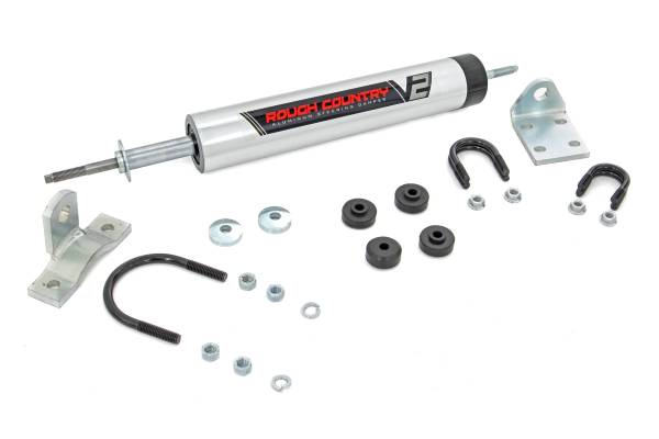Rough Country - Rough Country V2 Steering Stabilizer  -  8734570 - Image 1