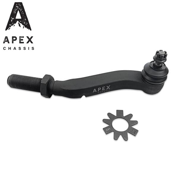 Apex Chassis - Apex Chassis Tie Rod End Left Hand Front Greaseable Wrangler JK Driver Side  -  TR190 - Image 1