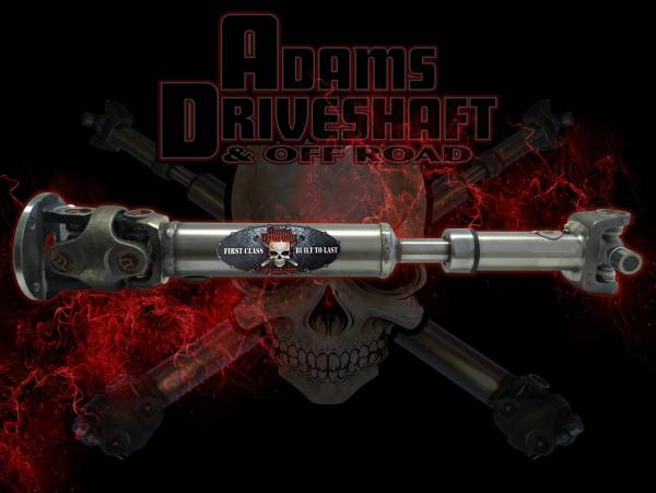 Adams Driveshaft Jeep Driveshafts & Installation | 1350 Offroad - Adams Driveshaft LJ Rubicon Rear 1310 CV Driveshaft with 1330 Rear Pinion Extreme Duty Series - ASDLJ-1310CVR-SRUB - Image 1