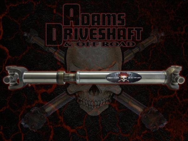 Adams Driveshaft Jeep Driveshafts & Installation | 1350 Offroad - Adams Driveshaft YJ Front Slip N Stub 1310 Driveshaft HD Series - ASDYJ-1310SF-G - Image 1