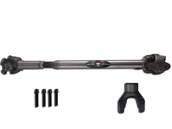 Adams Driveshaft Jeep Driveshafts & Installation | 1350 Offroad - Adams Driveshaft JT Front 1350 Solid CV Driveshaft (Half Round) (Rubicon - Sport - Overland) - ASDJT-1350HRF-S - Image 1