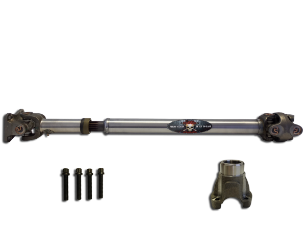 Adams Driveshaft Jeep Driveshafts & Installation | 1350 Offroad - Adams Driveshaft JT Front 1310 Solid CV Driveshaft with Flange (Rubicon - Sport - Overland) - ASDJT-1310F-S - Image 1