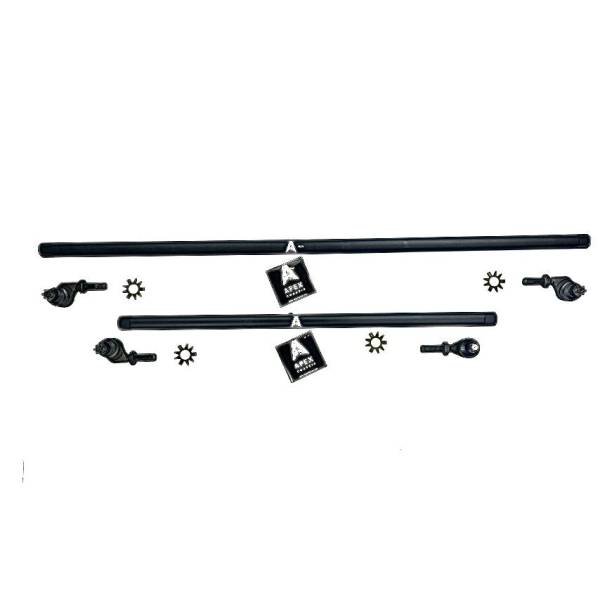 Apex Chassis Steering & Suspension Parts | 1350 Offroad - Apex Driveshaft Wrangler 1 Ton Steering Kit with Flip Black Aluminum for 07-18 Wrangler JK, Flip - KIT151-YesFlip - Image 1