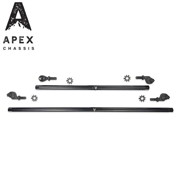 Apex Chassis Steering & Suspension Parts | 1350 Offroad - Apex Driveshaft HD 1 Ton Tie Rod & Drag Link Assembly, Steel, No-Flip - KIT145-NoFlip - Image 1