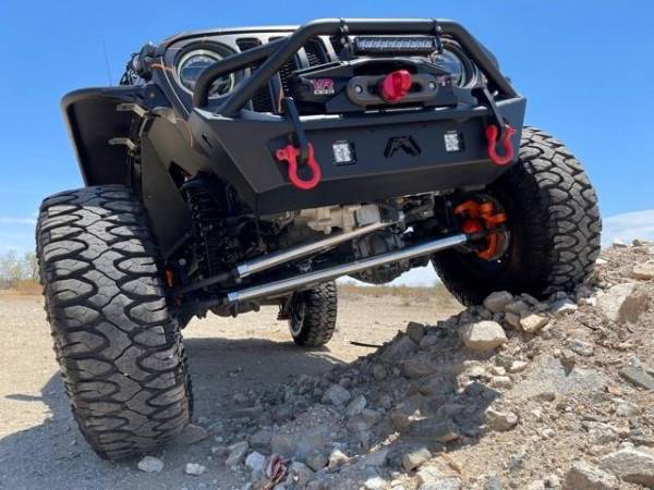 Apex Chassis Steering & Suspension Parts | 1350 Offroad - Apex Driveshaft HD 2.5 Ton Tie Rod & Drag Link Assembly, Black Anodized Aluminum, Dana 30 Flip - KIT120-Dana30-YesFlip - Image 1