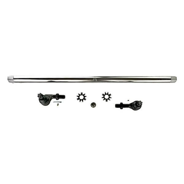 Apex Chassis Steering & Suspension Parts | 1350 Offroad - Apex Driveshaft Jeep Wrangler JK - 1 Ton Drag Link Kit - Polished Aluminum - Yes Flip - KIT158 - Image 1