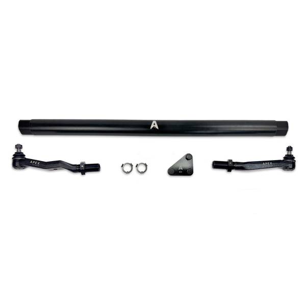 Apex Chassis Steering & Suspension Parts | 1350 Offroad - Apex Driveshaft HD ProLock Black Aluminum Tie Rod Assembly - KIT386-BLK - Image 1