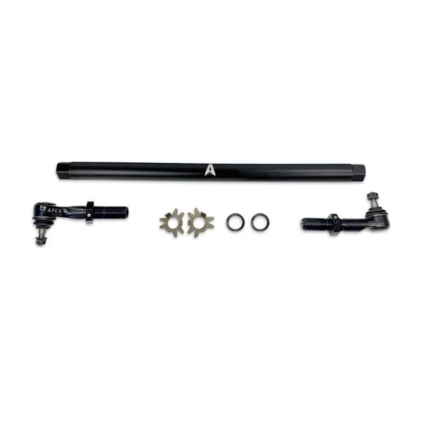 Apex Chassis Steering & Suspension Parts | 1350 Offroad - Apex Driveshaft HD Black Aluminum Drag Link Assembly - KIT382-BLK - Image 1