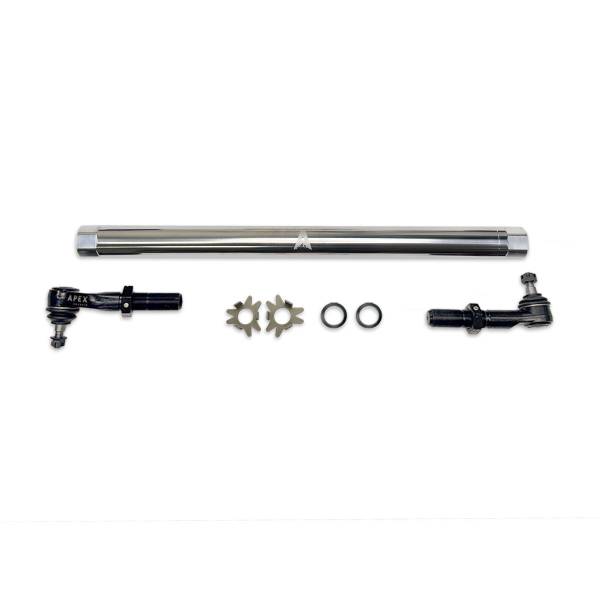 Apex Chassis Steering & Suspension Parts | 1350 Offroad - Apex Driveshaft HD Polished Aluminum Drag Link Assembly - KIT382-POL - Image 1