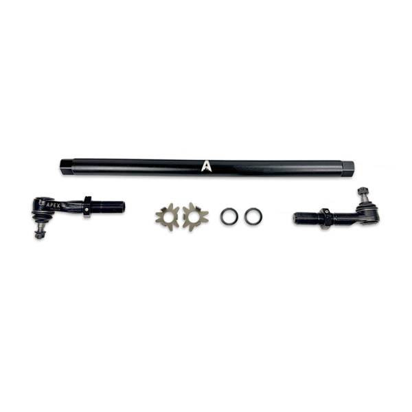 Apex Chassis Steering & Suspension Parts | 1350 Offroad - Apex Driveshaft HD DOM Steel Drag Link Assembly - KIT382-STL - Image 1