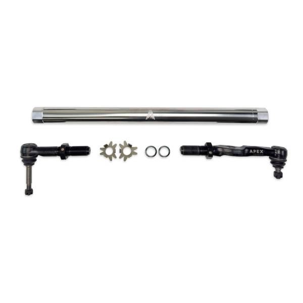 Apex Chassis Steering & Suspension Parts | 1350 Offroad - Apex Driveshaft HD Polished Aluminum Drag Link Assembly - KIT371-POL - Image 1