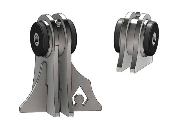 Artec Industries Jeep Axle Trusses & Fabrication Parts | 1350 Of - Artec Jeep TJ Weld On UCA Brackets for Low Pro Front Truss Currie JJ Bushings 7/16-in Bolt Size - BR1124 - Image 1