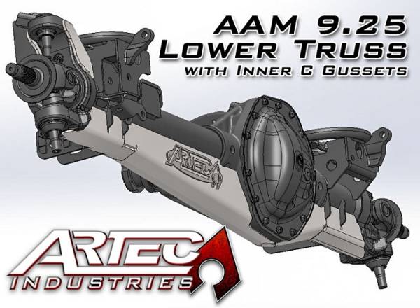 Artec Industries Jeep Axle Trusses & Fabrication Parts | 1350 Of - Artec AAM 9.25 Lower Truss with Inner C Gussets - TR9251 - Image 1