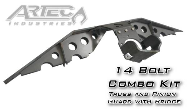 Artec Industries Jeep Axle Trusses & Fabrication Parts | 1350 Of - Artec 14 Bolt Combo Kit Single Rear Wheel SRW - TR1403 - Image 1