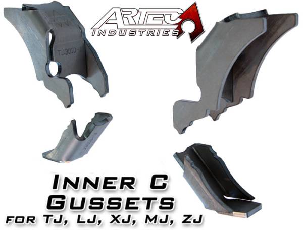 Artec Industries Jeep Axle Trusses & Fabrication Parts | 1350 Of - Artec Dana 30 Inner C Gussets - TJ3010 - Image 1