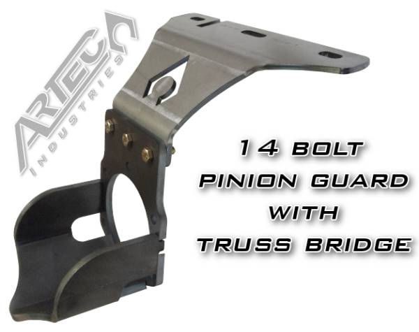 Artec Industries Jeep Axle Trusses & Fabrication Parts | 1350 Of - Artec 14 Bolt Pinion Guard with Truss Bridge High - PG1402 - Image 1