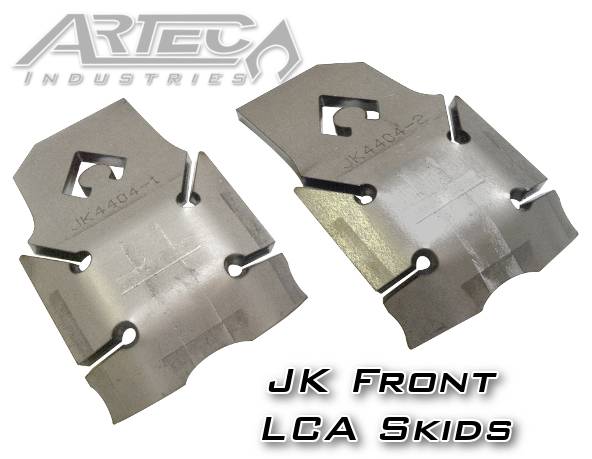 Artec Industries Jeep Axle Trusses & Fabrication Parts | 1350 Of - Artec JK Front LCA Skids - JK4404 - Image 1