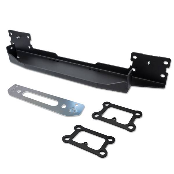 Artec Industries Jeep Axle Trusses & Fabrication Parts | 1350 Of - Artec Wrangler Steel Bumper Winch Plate V2.1 WARN VR EVO Series Winch for 18-Up Wrangler JL - JL5610 - Image 1