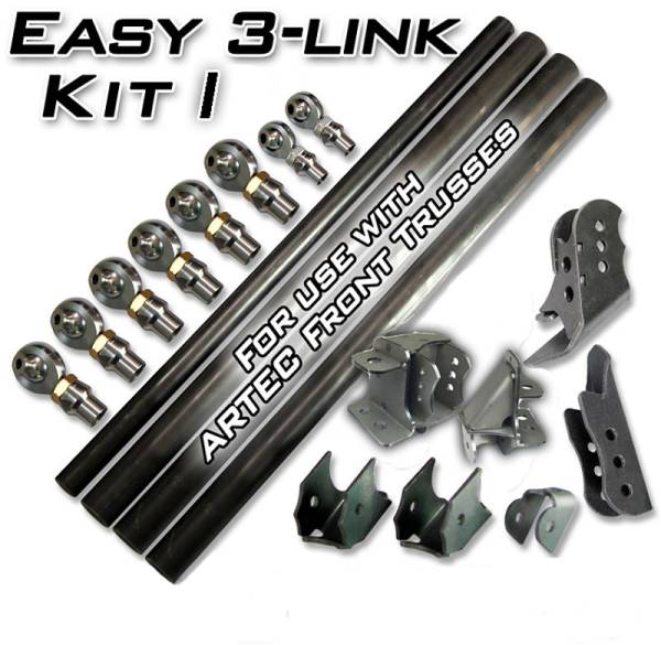 Artec Industries Jeep Axle Trusses & Fabrication Parts | 1350 Of - Artec Easy 3 Link Kit I Dual Bracket for Artec Truss Outside Frame Chevy / Ford 78-79 No Dom - LK0302 - Image 1