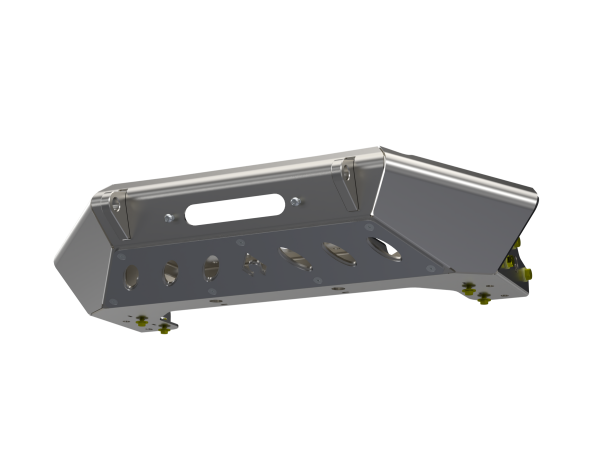 Artec Industries Jeep Axle Trusses & Fabrication Parts | 1350 Of - Artec 07-Up Jeep Wranger/Gladiator High Clearance Front Bumper Powdercoat Black Steel - JJ9021 - Image 1