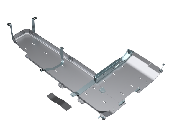 Artec Industries Jeep Axle Trusses & Fabrication Parts | 1350 Of - Artec JT Gladiator T-Case/Fuel Skid Kit Only - 3.6L Aluminum - JT4159 - Image 1