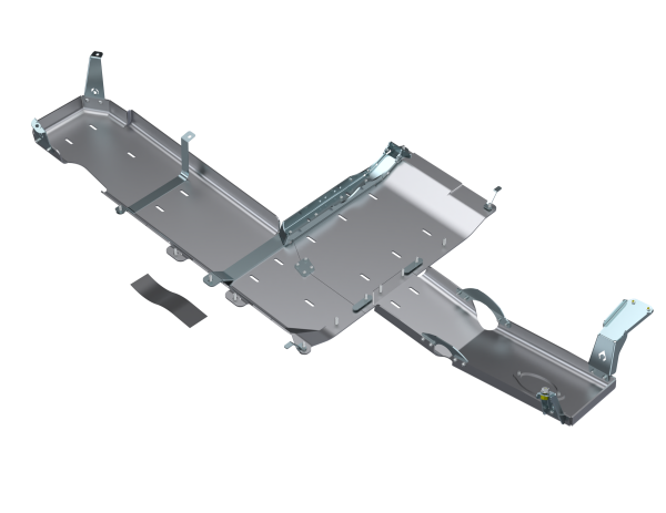 Artec Industries Jeep Axle Trusses & Fabrication Parts | 1350 Of - Artec JLU Full Bellypan - 4 Door 392 Hemi Aluminum - JL4112 - Image 1