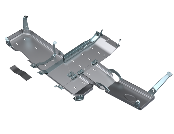 Artec Industries Jeep Axle Trusses & Fabrication Parts | 1350 Of - Artec JL Full Bellypan with Oil Door - 2 Door 3.6L Aluminum 21-Present - JL4167 - Image 1